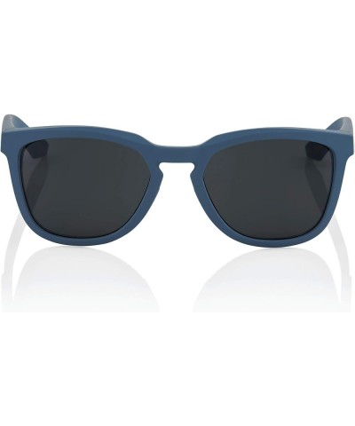 Hudson Performance Sunglasses - Durable, Flexible and Lightweight Eyewear Soft Tact Blue - Smoke Lens $68.60 Round