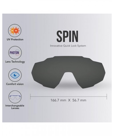 HB Replacement LENSES - HB SPIN │ Performance Lens for Men, Women, Cycling, Running, Driving, Hiking Silver $24.29 Rectangular