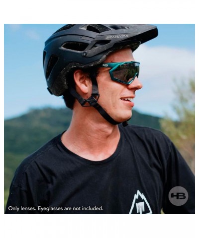 HB Replacement LENSES - HB SPIN │ Performance Lens for Men, Women, Cycling, Running, Driving, Hiking Silver $24.29 Rectangular