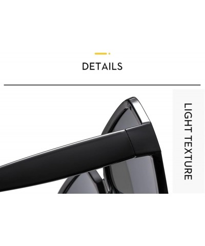 Large Frame Street Shot Men and Women Sunglasses Outdoor Vacation Beach Sunglasses (Color : D, Size : 1) 1 F $12.38 Designer