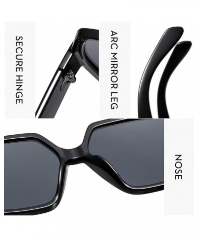 Large Frame Street Shot Men and Women Sunglasses Outdoor Vacation Beach Sunglasses (Color : D, Size : 1) 1 F $12.38 Designer