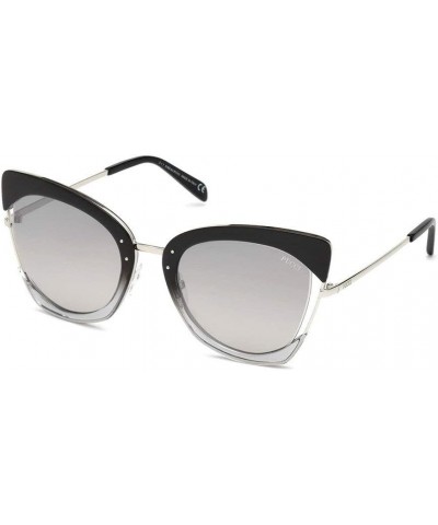 EP0074 Sunglasses - Black Frame, Smoke Mirror Lenses, 55 mm Lens Diameter EP00745505C $59.32 Designer