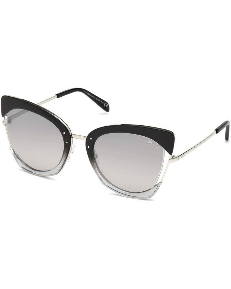 EP0074 Sunglasses - Black Frame, Smoke Mirror Lenses, 55 mm Lens Diameter EP00745505C $59.32 Designer