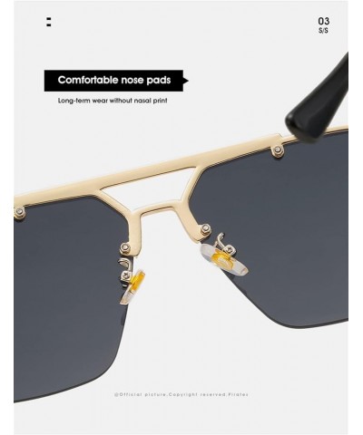 Metal Fashion Outdoor Vacation Beach Driving Sunglasses for Men and Women (Color : 7, Size : 1) 1 5 $13.68 Designer