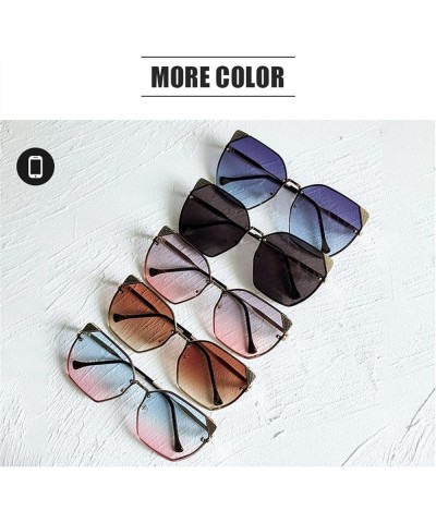 Cat Eye Metal Large Frame Sunglasses, Outdoor Vacation Beach Glasses (Color : D, Size : Medium) Medium C $16.35 Cat Eye