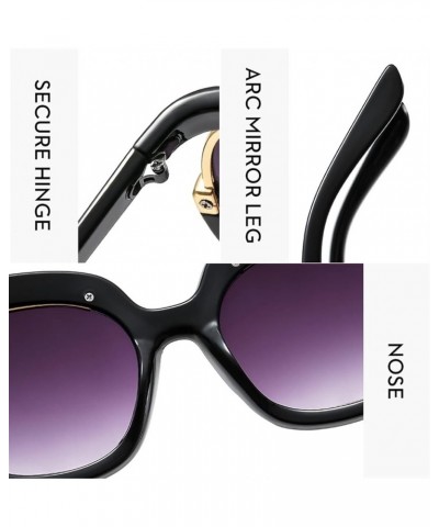 Round Frame Fashion Street Photography Decorative Sunglasses for Men and Women (Color : B, Size : 1) 1 D $14.49 Designer