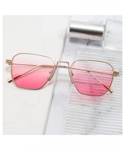 Women's Metal Outdoor Resort Beach Decorative Sunglasses (Color : C, Size : 1) 1 E $13.45 Designer