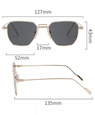 Women's Metal Outdoor Resort Beach Decorative Sunglasses (Color : C, Size : 1) 1 E $13.45 Designer