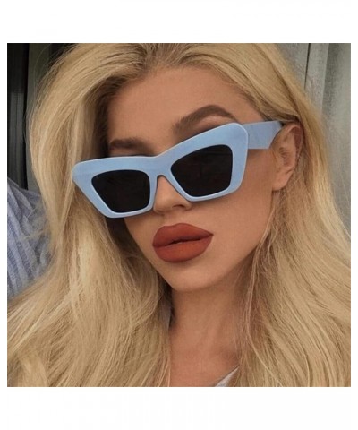 Cat Eye Wide Leg Sunglasses Fashionable Men and Women Decorative Sunglasses (Color : D, Size : 1) 1A $15.64 Cat Eye