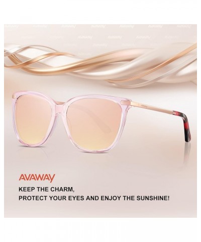 Polarized Sunglasses Womens Square Acetate Frame UV 400 Protection Stylish Outdoors Sun Shades Glasses Fashion Sunnies 9a:pin...