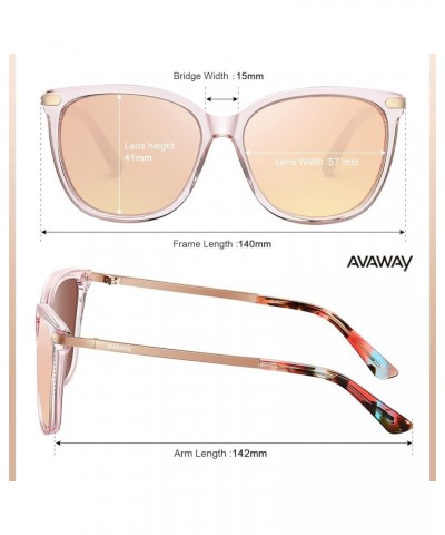 Polarized Sunglasses Womens Square Acetate Frame UV 400 Protection Stylish Outdoors Sun Shades Glasses Fashion Sunnies 9a:pin...