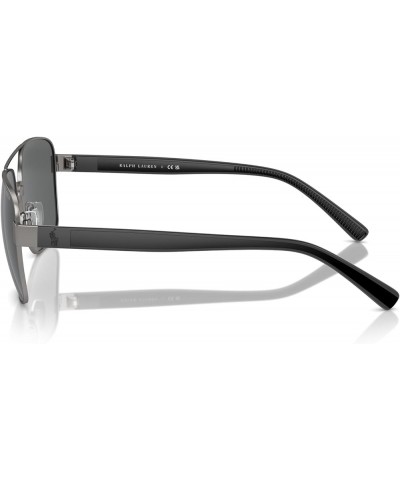 Men's Ph3154 Square Sunglasses Matte Gunmetal/Dark Grey $58.20 Square