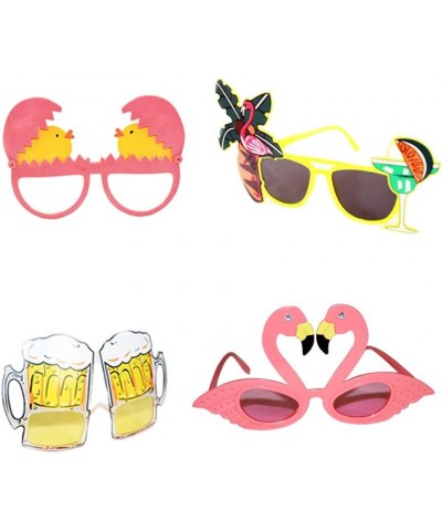 Funny Sunglasses,Novelty Party Sunglasses, Creative Funny Sunglasses, Funny Hawaiian Tropical Sunglasses,Luau Fancy Dress Par...