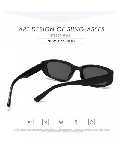 Square Small Frame Sunglasses for Men and Women Fashionable Retro Decorative Sunglasses (Color : D, Size : 1) 1 Large $17.47 ...