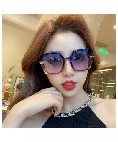 Fashion Diamond Retro Decorative Sunglasses for Men and Women (Color : A, Size : 1) 1 I $14.87 Designer