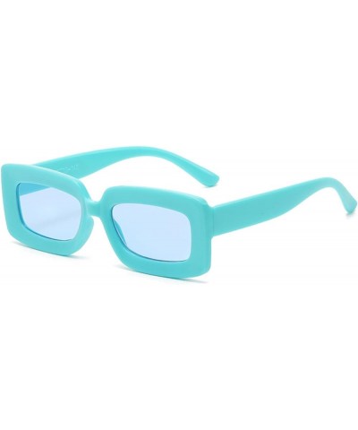 Square Small Frame Fashion Outdoor Vacation Decorative Sunglasses for Men and Women (Color : H, Size : 1) 1 B $13.76 Designer