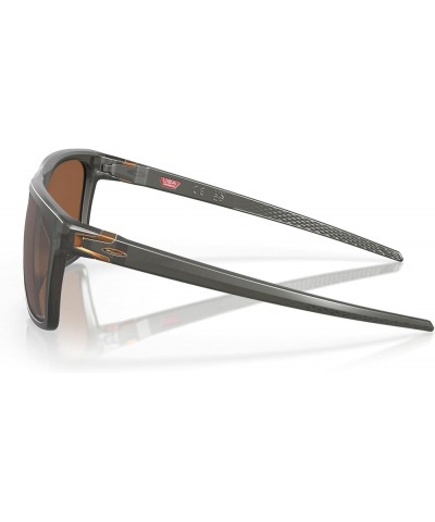 Men's Oo9100 Leffingwell Rectangular Sunglasses Matte Grey Smoke/Prizm Tungsten $89.31 Rectangular