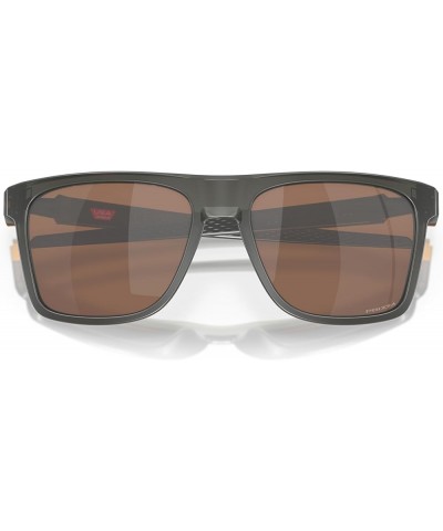 Men's Oo9100 Leffingwell Rectangular Sunglasses Matte Grey Smoke/Prizm Tungsten $89.31 Rectangular