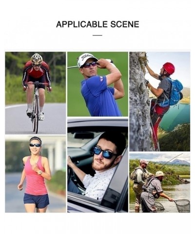 Men's Sports Fashion Driving Outdoor Vacation Sunglasses Gift (Color : I, Size : 1) 1 C $20.16 Sport