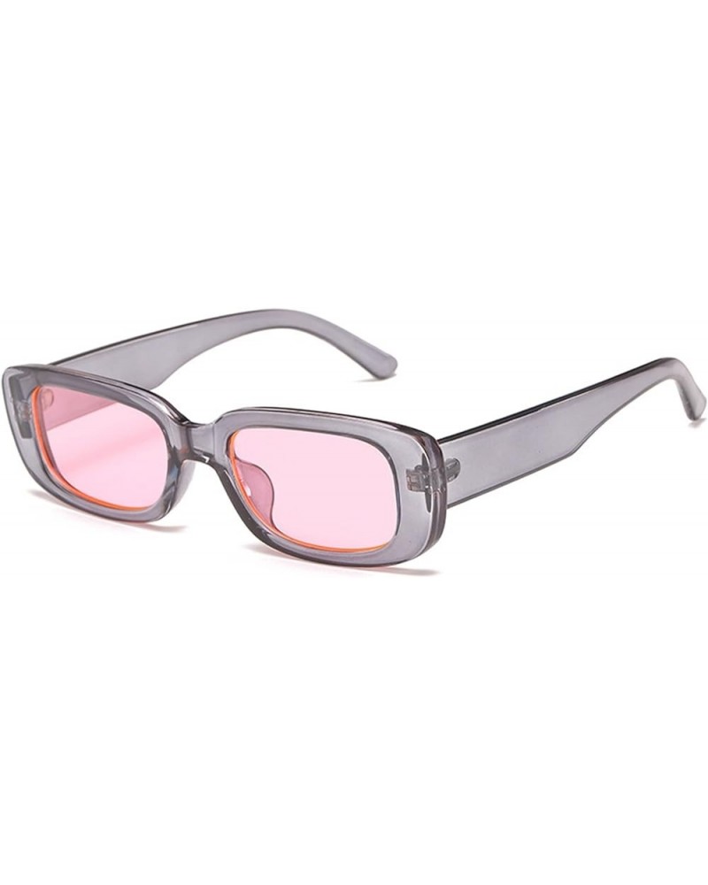 Fashion Small Frame Men And Women Rectangular Sunglasses UV400 D $15.78 Designer