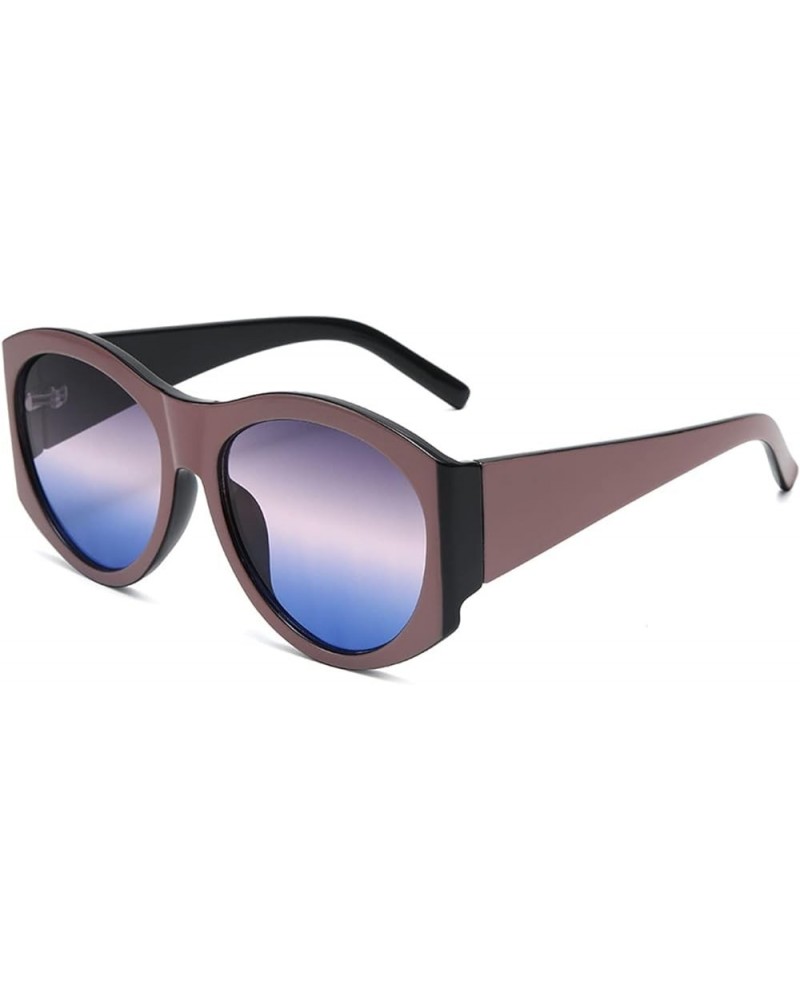 Large Frame Men and Women Sports Sunglasses Vacation Beach Fashion Decorative Sunglasses (Color : C, Size : 1) 1 D $18.29 Sport