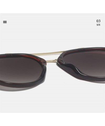 Metal Polarized Retro Sunglasses Men and Women Driver Glasses (Color : B, Size : Medium) Medium E $19.65 Designer