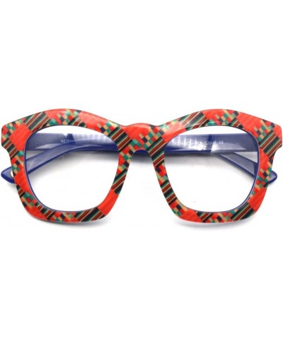 Kente Prescription Ready Eyeglasses Blue $91.80 Square