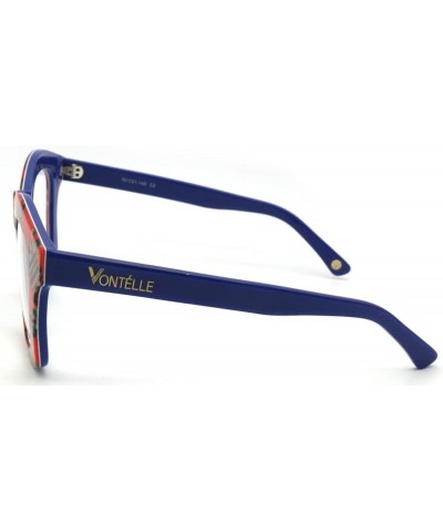 Kente Prescription Ready Eyeglasses Blue $91.80 Square