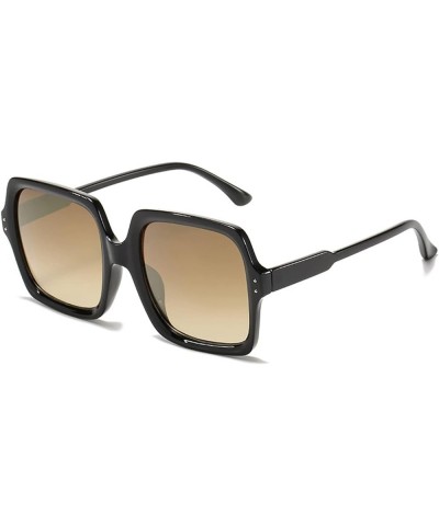 Large Frame Retro Men and Women Outdoor Vacation Beach Sunglasses (Color : A, Size : 1) 1 E $15.63 Designer