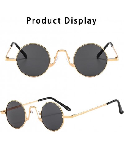 Fashionable Colorful Sunglasses - Fun Round Sunglasses, Multi functional UV Protection, Unisex Sunglasses Tea Color $9.67 Round