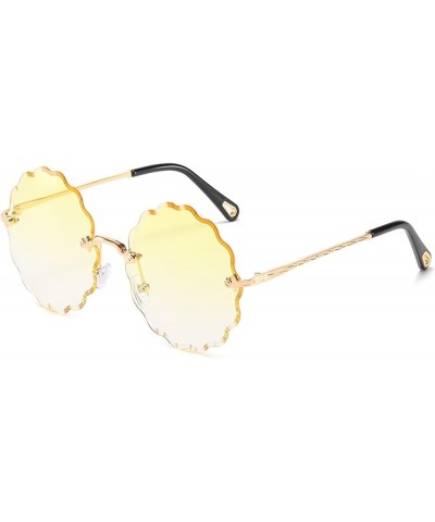 Frameless Fashion Women Sunglasses Vacation Party Sunglasses Gift (Color : 5, Size : 1) 1 4 $13.60 Designer