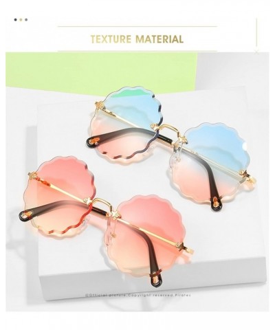 Frameless Fashion Women Sunglasses Vacation Party Sunglasses Gift (Color : 5, Size : 1) 1 4 $13.60 Designer