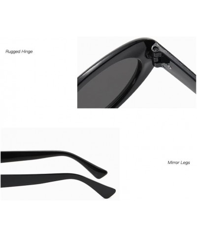 Retro Oval Small Frame Sunglasses Men and Women (Color : C, Size : 1) 1 C $16.12 Designer