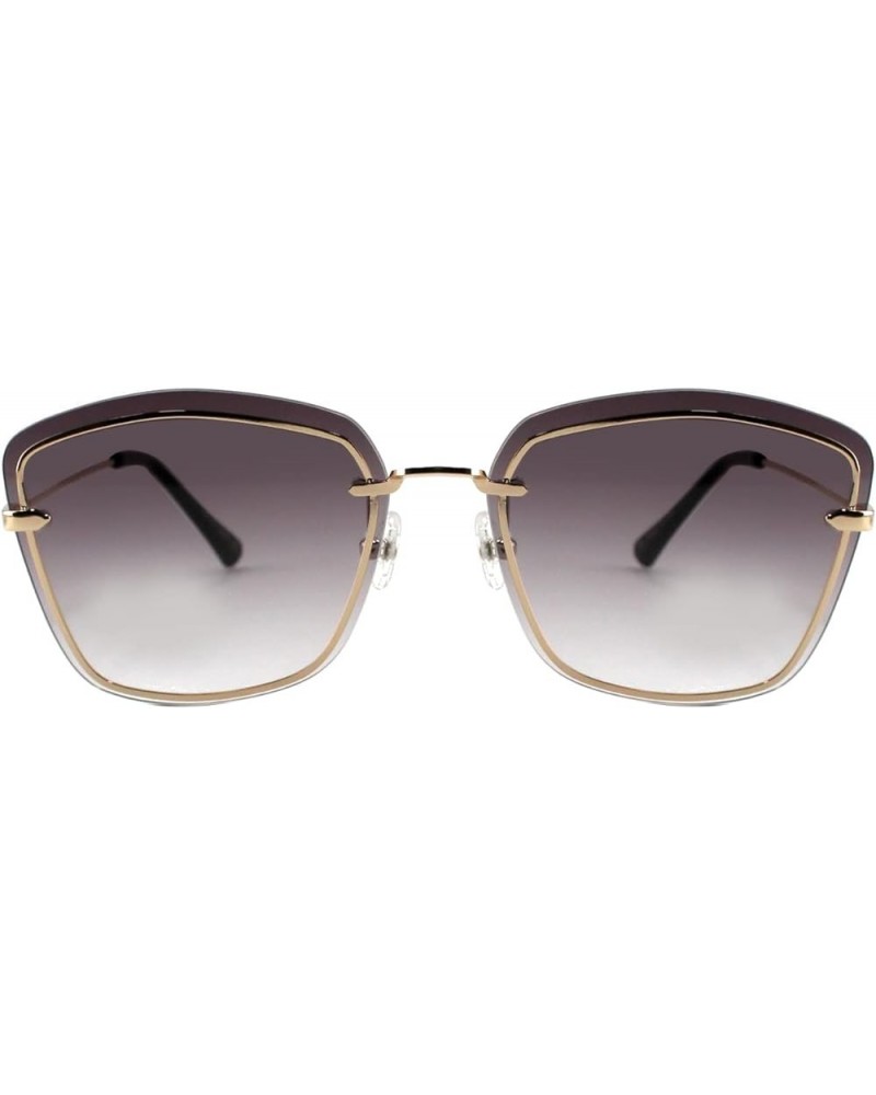 Shades X - UV Protection Sunglasses | Model 1804 Gold $22.00 Square