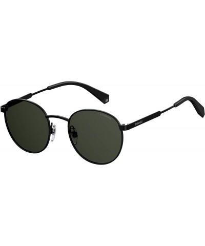 PLD 2053/S Oval Sunglasses Black/Polarized Gray $21.72 Wayfarer