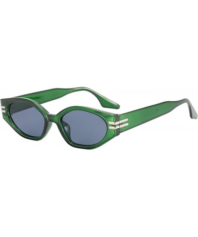 Retro Women Sunglasses Small Frame Outdoor Holiday Fashion Decorative Sunglasses (Color : A, Size : 1) 1 G $17.84 Designer