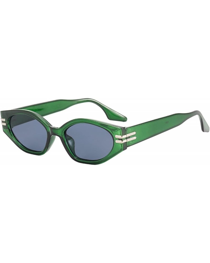 Retro Women Sunglasses Small Frame Outdoor Holiday Fashion Decorative Sunglasses (Color : A, Size : 1) 1 G $17.84 Designer