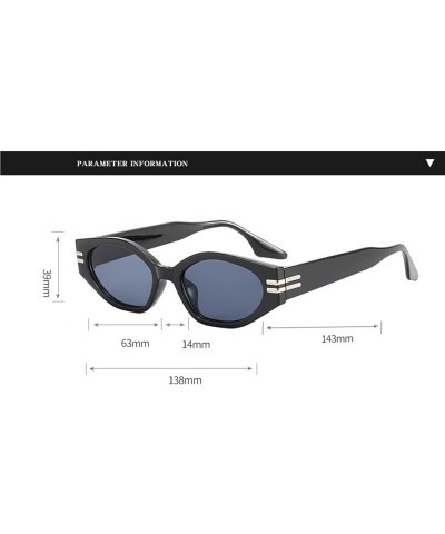 Retro Women Sunglasses Small Frame Outdoor Holiday Fashion Decorative Sunglasses (Color : A, Size : 1) 1 G $17.84 Designer