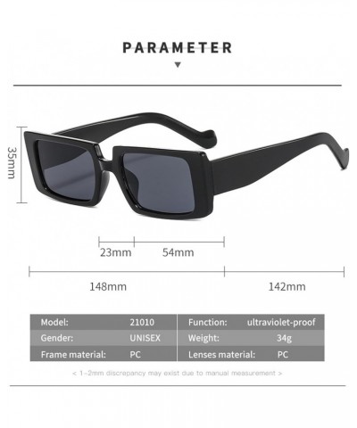 Square Men's And Women's Outdoor Sunglasses Vacation Photo Trend Sunglasses Gift A $11.25 Designer