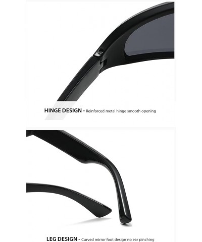 Cycling Punk Sports Men And Women Sunglasses Outdoor Trendy UV400 Sunglasses Gift A $17.98 Sport