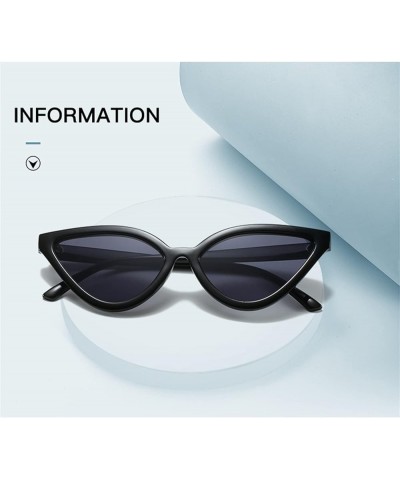 Fashion Cat Eye Small Frame Sunglasses Ladies Triangle Small Frame Fashion Sunglasses (Color : 4, Size : 1) 1 4 $9.37 Designer