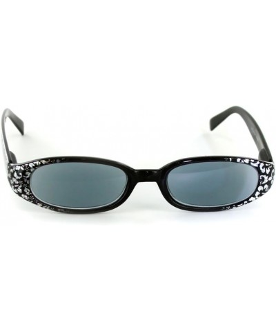 Sun Reflections Full-Lens Reading Sunglasses for Youthful, Active Women Silver W/ Smoke Lens $9.99 Oval