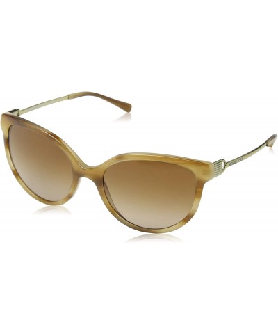 ABI MK2052 Sunglasses 329113-55 - Blonde Horn Frame, Brown Gradient MK2052-329113-55 $42.48 Rectangular