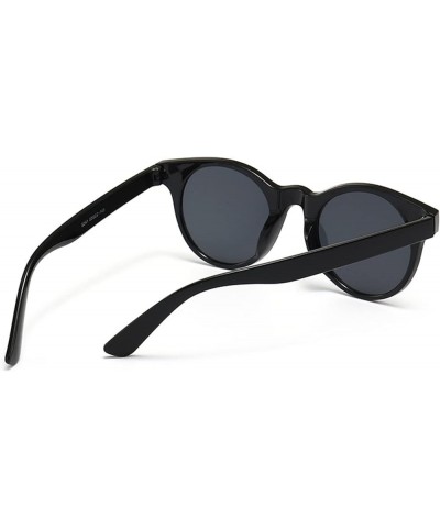 Oval Fashion Sunglasses for Men and Women Outdoor Vacation Trend Sunglasses (Color : J, Size : 1) 1 B $15.03 Designer