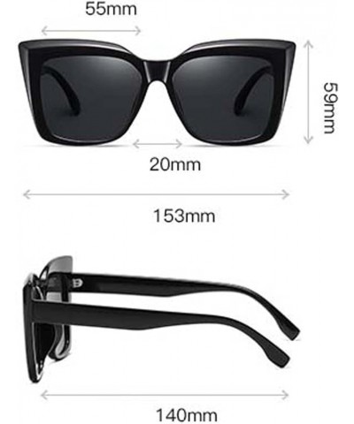 Street Shot Men and Women Sunglasses Outdoor Vacation Sunshade Beach Glasses (Color : D, Size : Medium) Medium D $19.14 Designer