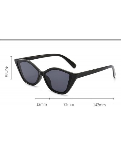 Fashion Small Frame Men's And Women's Personalized Sunglasses Outdoor UV400 Driving Sunglasses Gift C $18.92 Designer