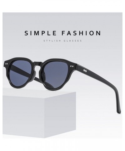 Trend Small Frame Men and Women Decorative Sunglasses (Color : C, Size : 1) 1 B $18.44 Designer