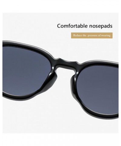 Trend Small Frame Men and Women Decorative Sunglasses (Color : C, Size : 1) 1 B $18.44 Designer