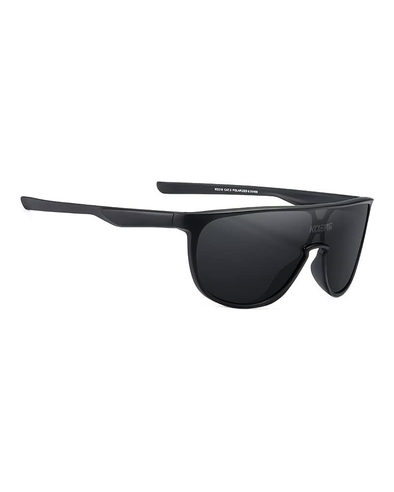 Interchangeable Shield Sunglasses Polarized Men's One-Piece Lens with Excellent Coverage and Clarity Windshield C1 $21.38 Sport