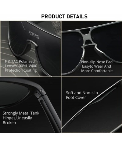 Interchangeable Shield Sunglasses Polarized Men's One-Piece Lens with Excellent Coverage and Clarity Windshield C1 $21.38 Sport